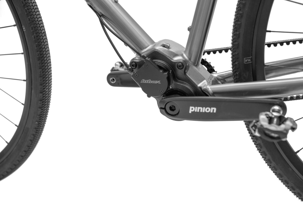 fitnessbike schaltung Hibox C2 für Pinion – Schaltung mit Drop Bar Hebeln und Trigger Shiftern